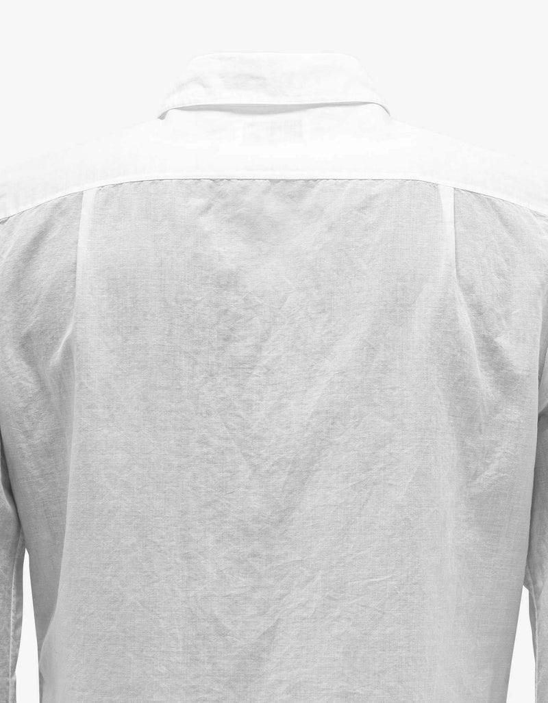 Saint Laurent White Bib Shirt