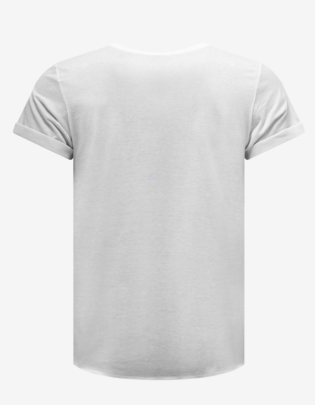 Saint Laurent White Rive Gauche Logo T-Shirt