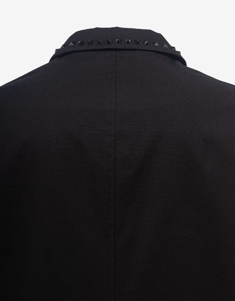 Valentino Black Untitled Stud Overshirt