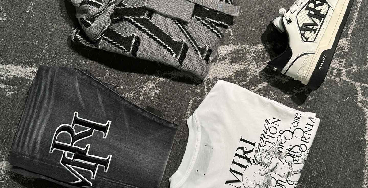 Subtle or Bold, check our favourite branded pieces of the season! Amiri Staggered Logo, Stone Island Compass
