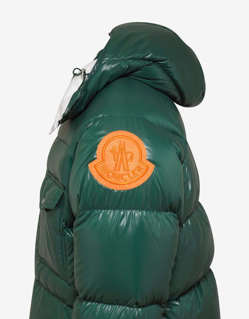 2 Moncler 1952 Moncler Barthet Green Nylon Down Jacket