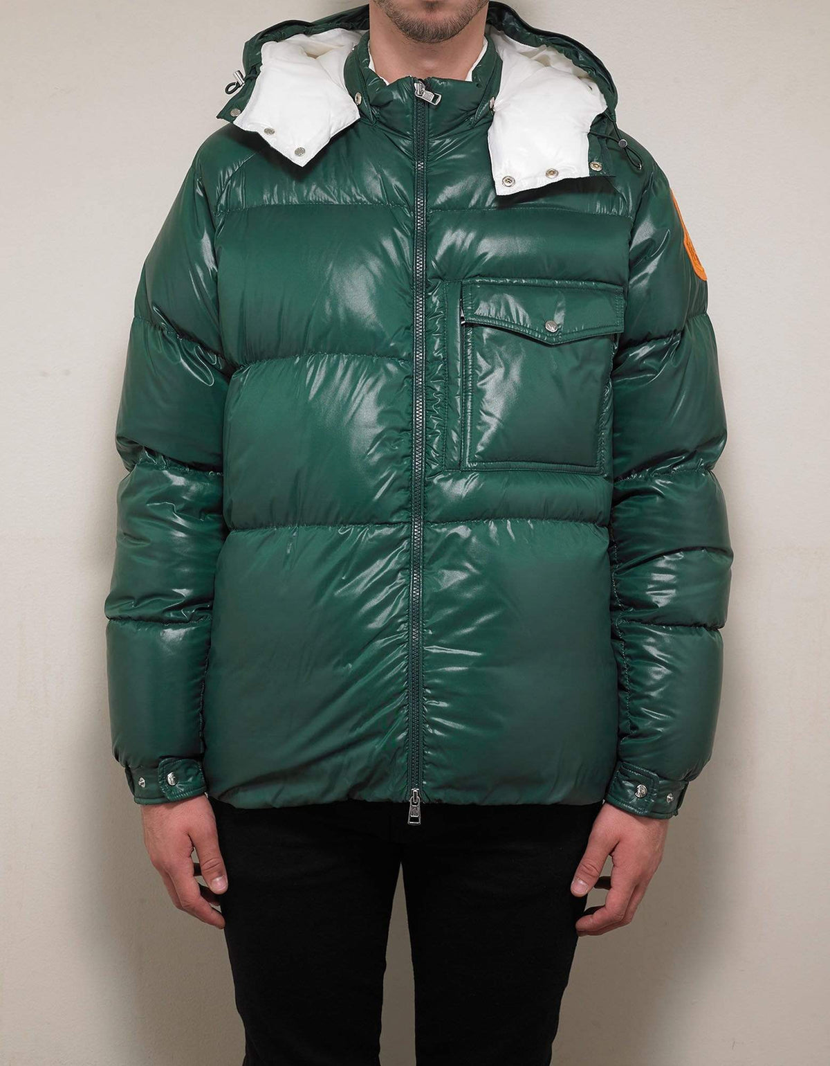 2 Moncler 1952 Moncler Barthet Green Nylon Down Jacket