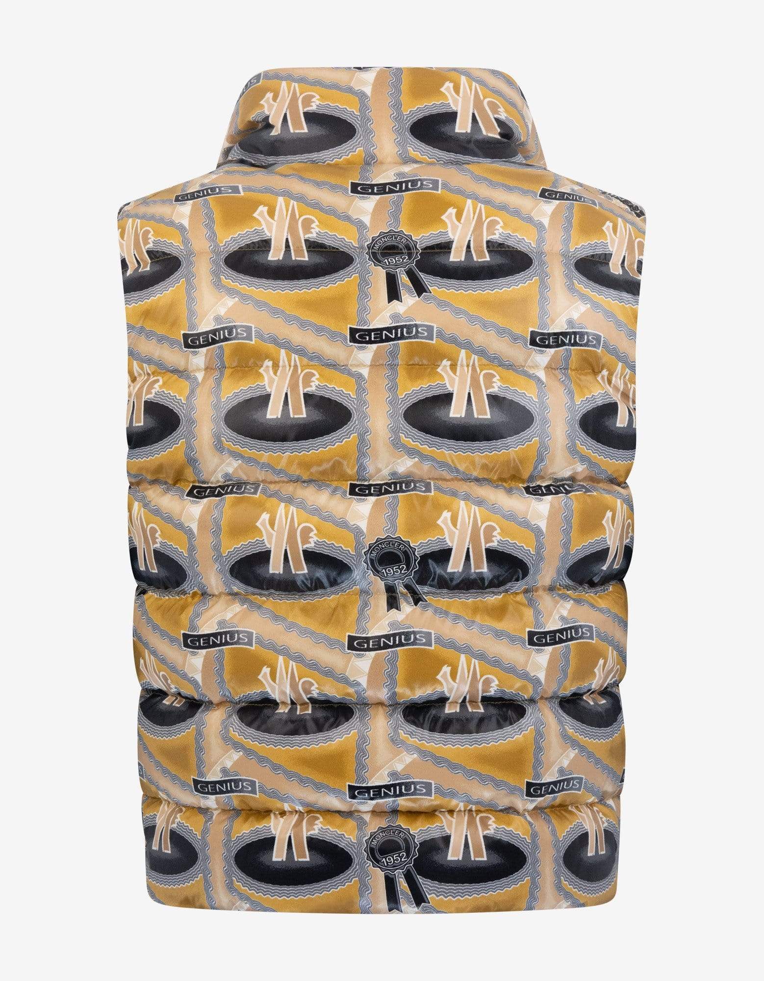 2 Moncler 1952 Parker Genius Print Nylon Down Gilet – mens
