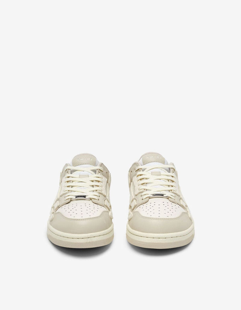 Amiri Alabaster White Skel Top Low Trainers AMFOSR1071-271