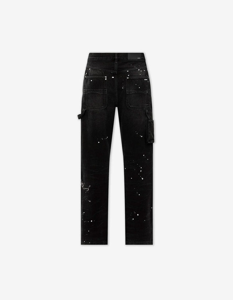 Amiri Black Bleach Bandana Carpenter Jeans AMDNGH1081 051 