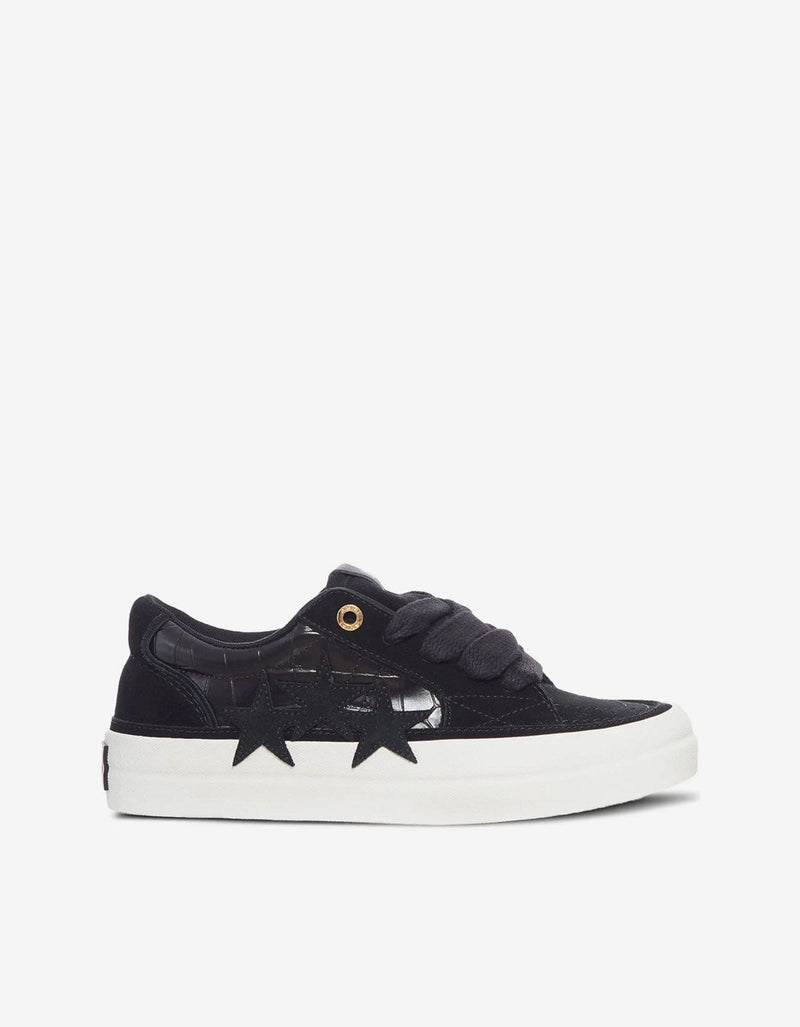 Amiri Black Croc Debossed Sunset Skate Trainers AMFOSR1182 001