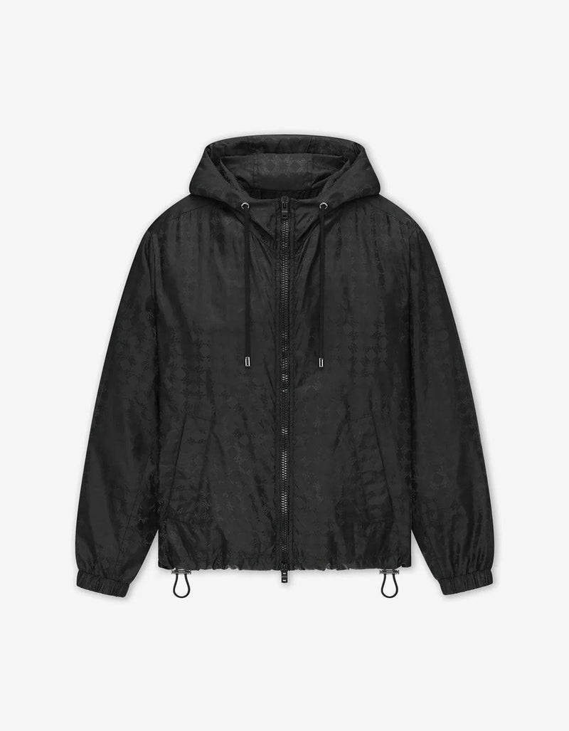 Amiri Black MA Quad Windbreaker Jacket AMOULW1039 001