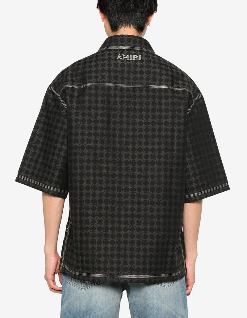 Amiri Black MA Quad Work Shirt AMSTCA1141 001