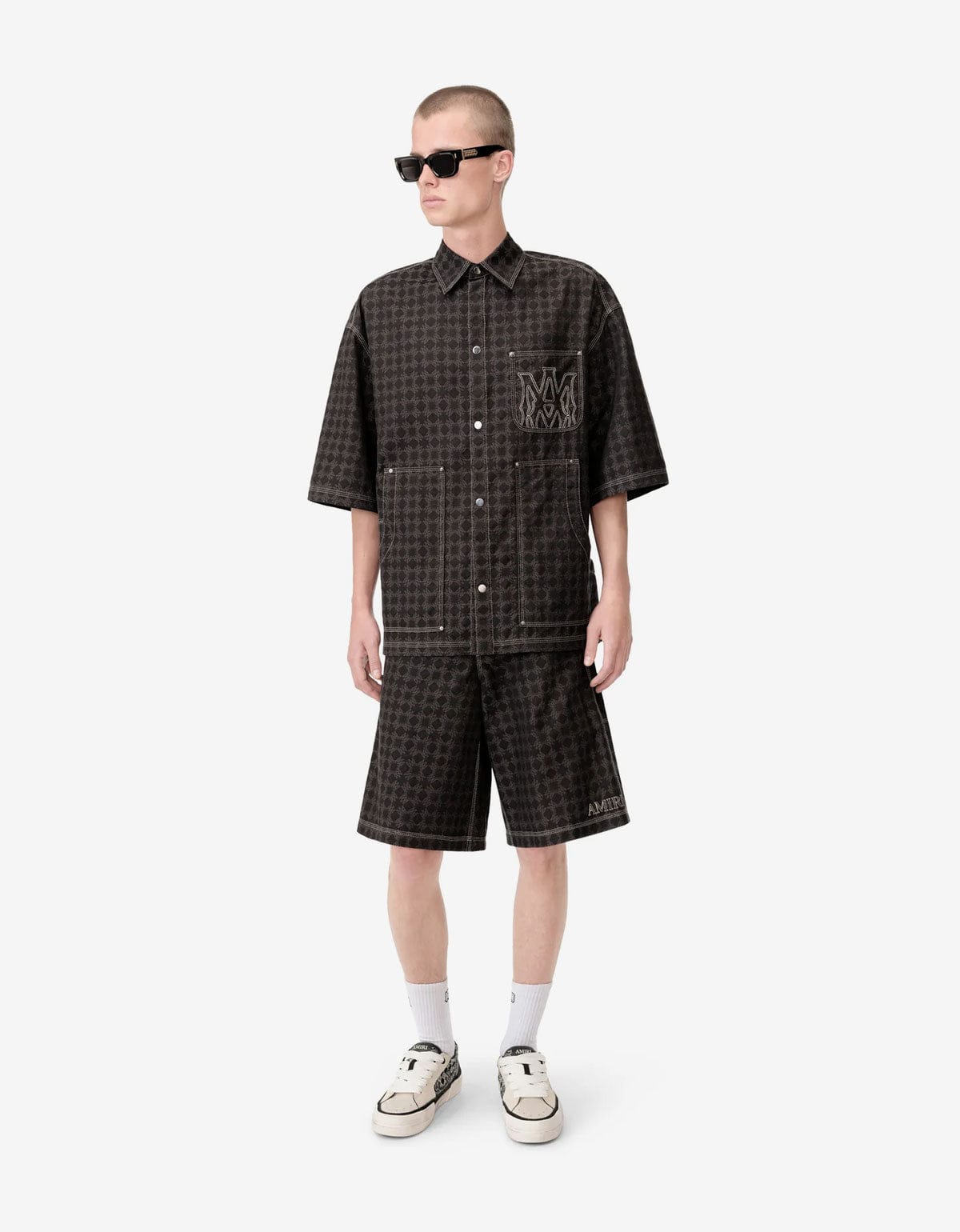 Amiri Black MA Quad Work Shorts – Zoo Fashions