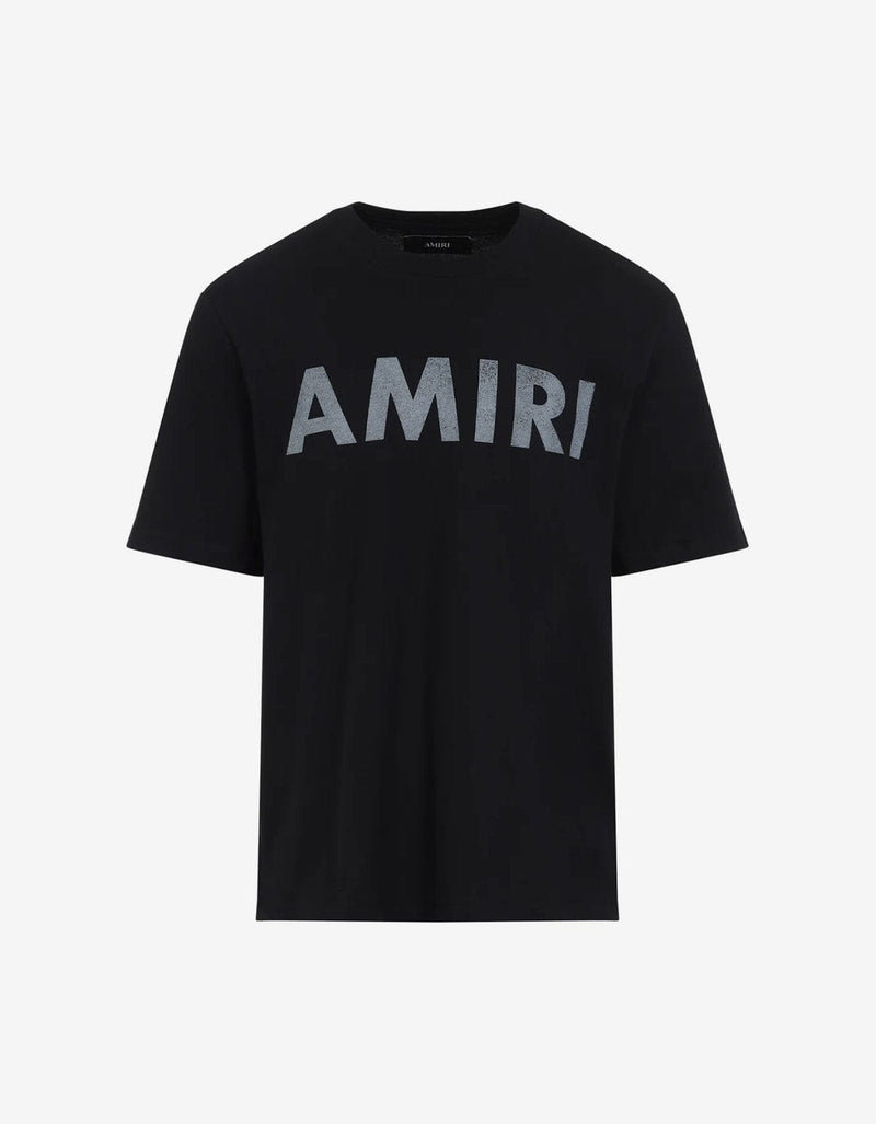 Amiri Black Stencil Logo T-Shirt  AMJYTE1214-001
