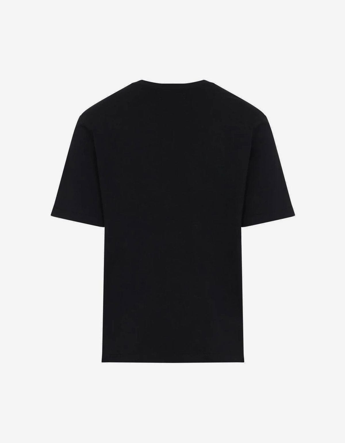 人気 AMIRI Tシャツ ボーンズスタック ロゴ コットン 黒 メンズ AMIRI logo-print Cotton T-shirt | Black | FARFETCH