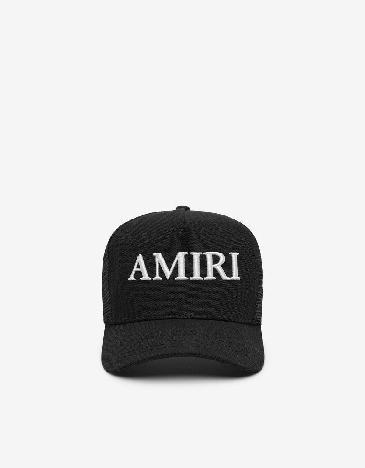 Amiri Core Logo Black Trucker Hat AMHATR1014 001
