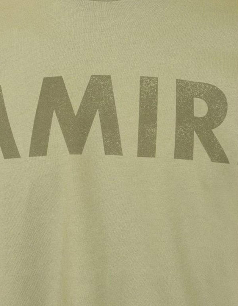 Amiri Green Stencil Logo T-Shirt AMJYTE1214-326