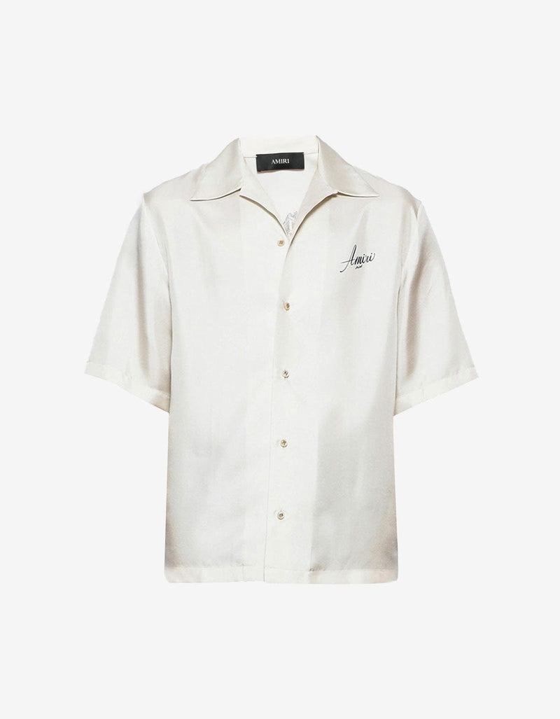 Amiri White Hotel Bowling Shirt AMSTCA1206 271