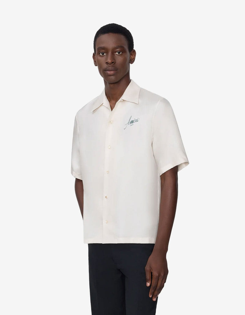 Amiri White Hotel Bowling Shirt AMSTCA1206-271