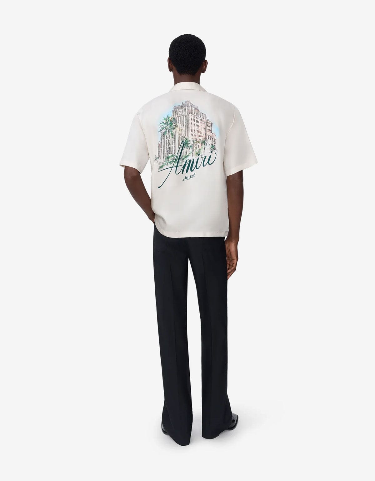 Amiri White Hotel Bowling Shirt AMSTCA1206-271