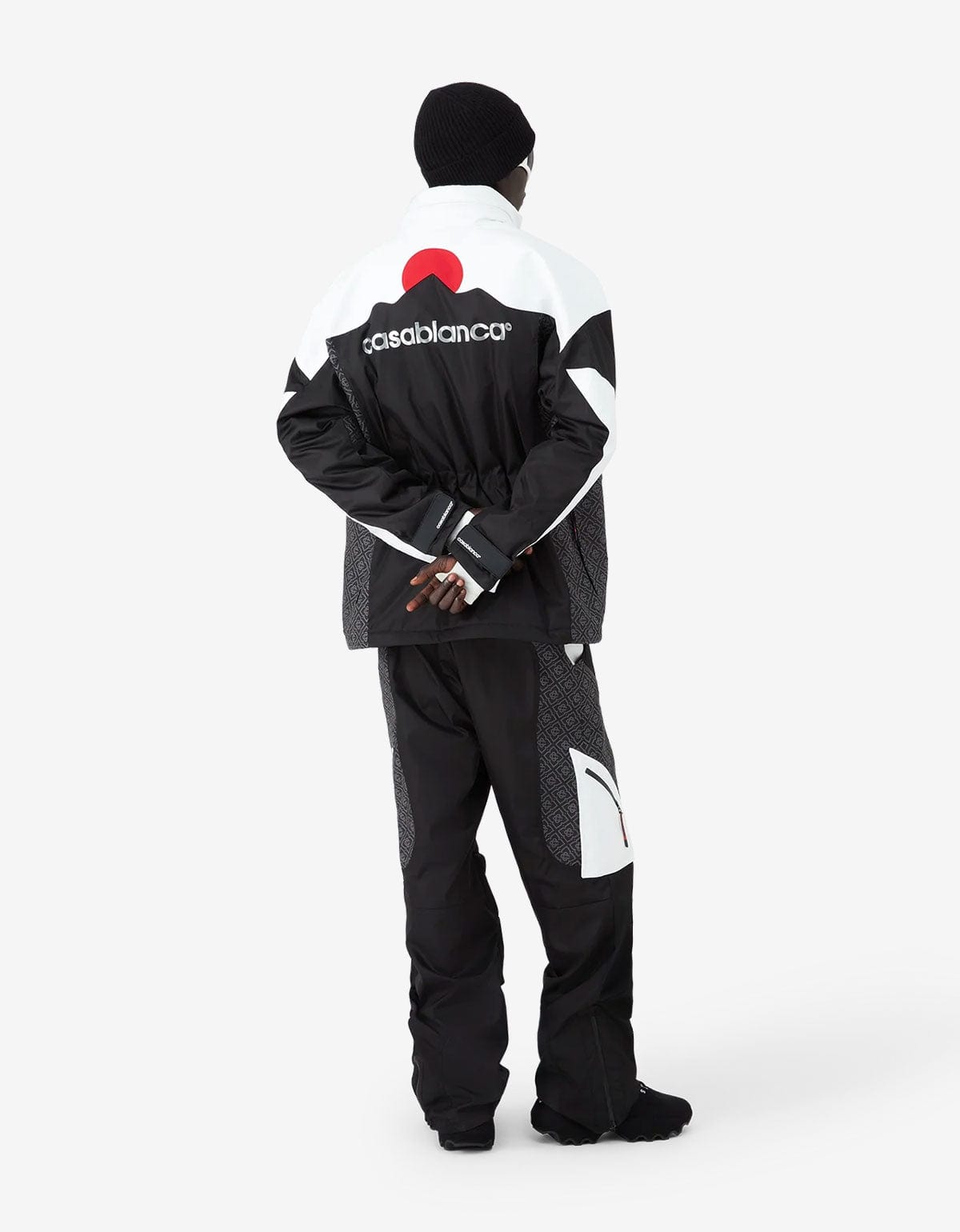 Casablanca Black Cargo Ski Trousers M-AW25-TR-324-01-EX-SKI 