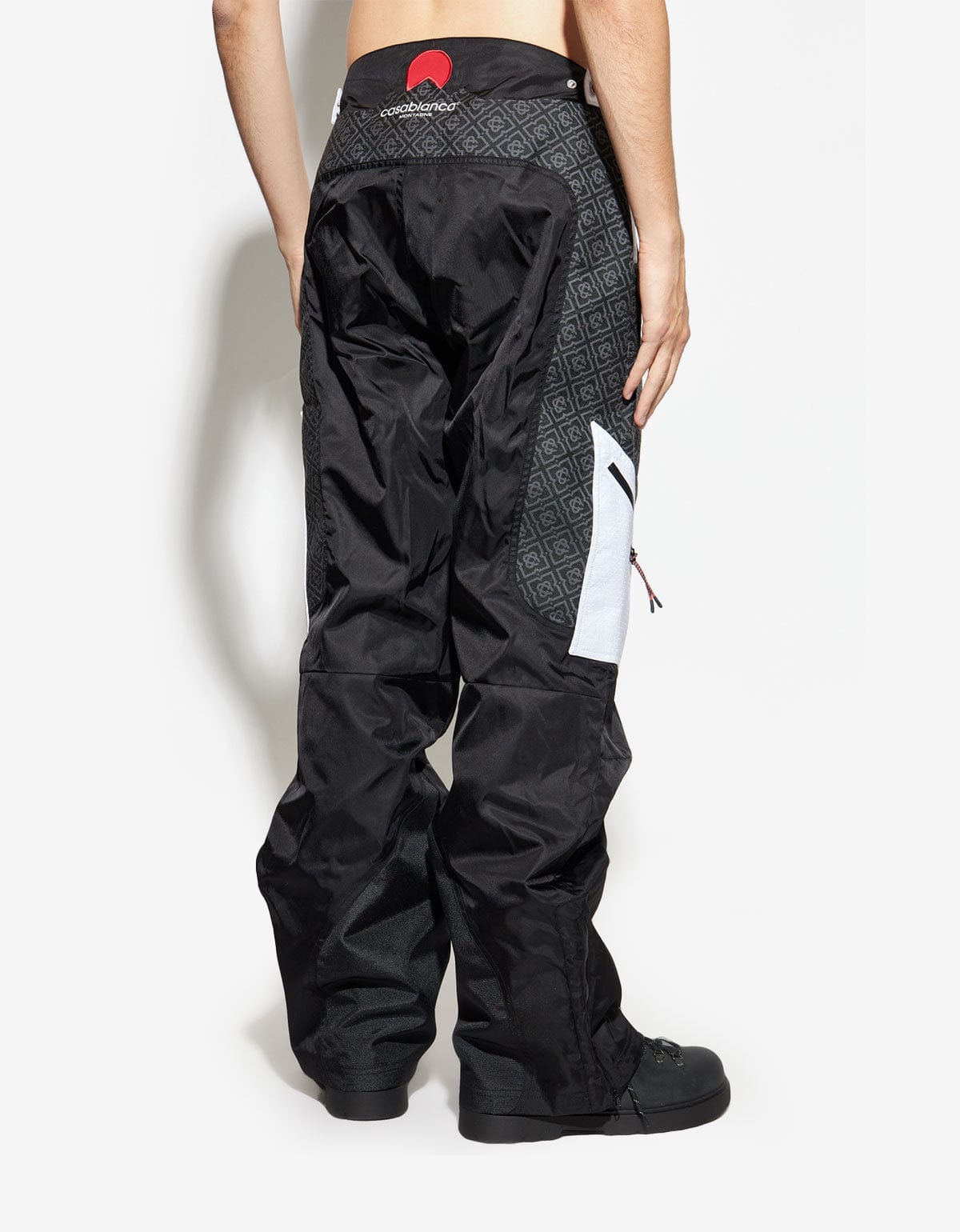 Casablanca Black Cargo Ski Trousers M-AW25-TR-324-01-EX-SKI