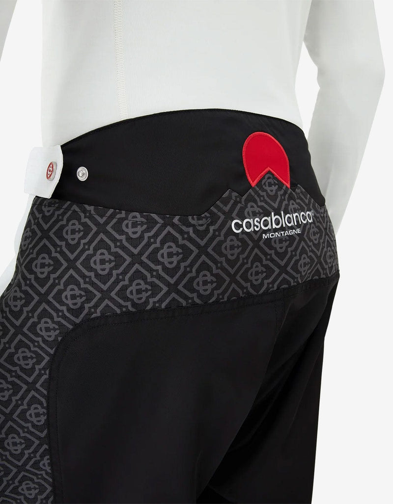 Casablanca Black Cargo Ski Trousers M-AW25-TR-324-01-EX-SKI 