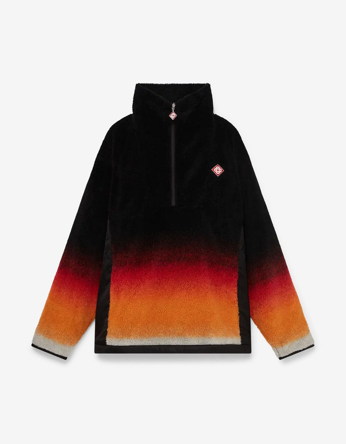 Casablanca Black Gradient Fleece Jacket M-AW25-JK-376-01-EX-SKI