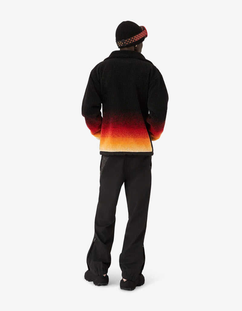 Casablanca Black Gradient Fleece Jacket M-AW25-JK-376-01-EX-SKI