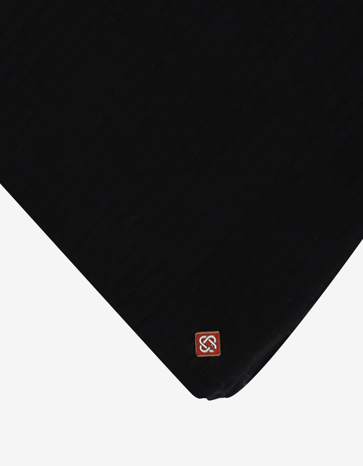Casablanca Black Half Cardigan Wool Scarf A-AW25-ACC-270-05-EX-SKI