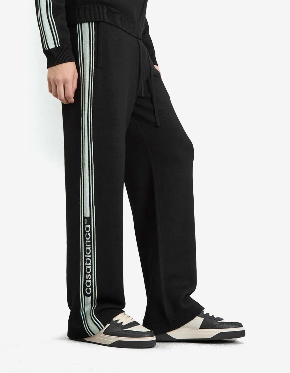 Casablanca Black Merino Wool Track Pants – Zoo Fashions