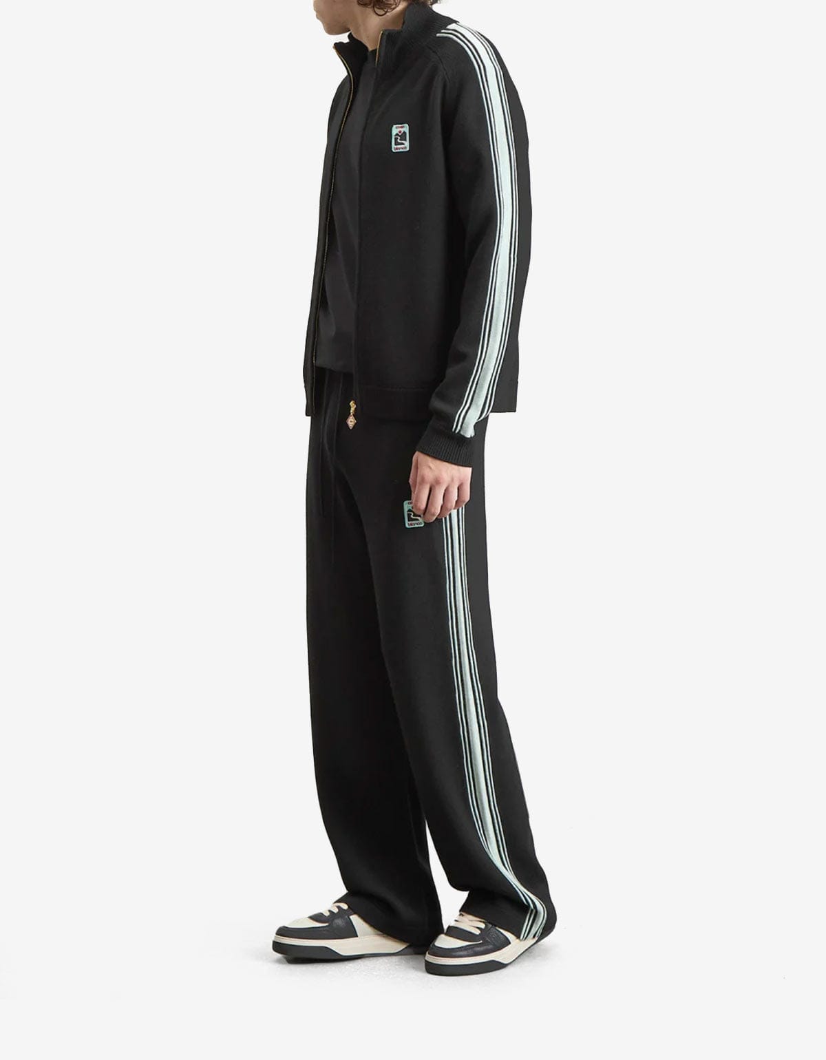 Casablanca Black Merino Wool Track Pants – Zoo Fashions
