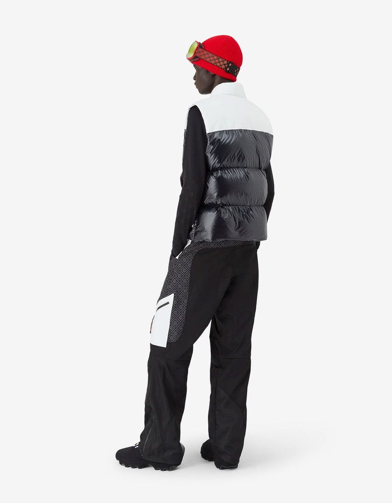 Casablanca Black Ripstop Down Ski Vest M-AW25-OT-191-01-EX-SKI