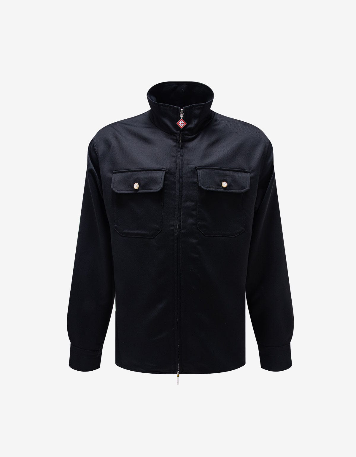 Casablanca Black Workwear Shacket M-AW25-SH-205-01