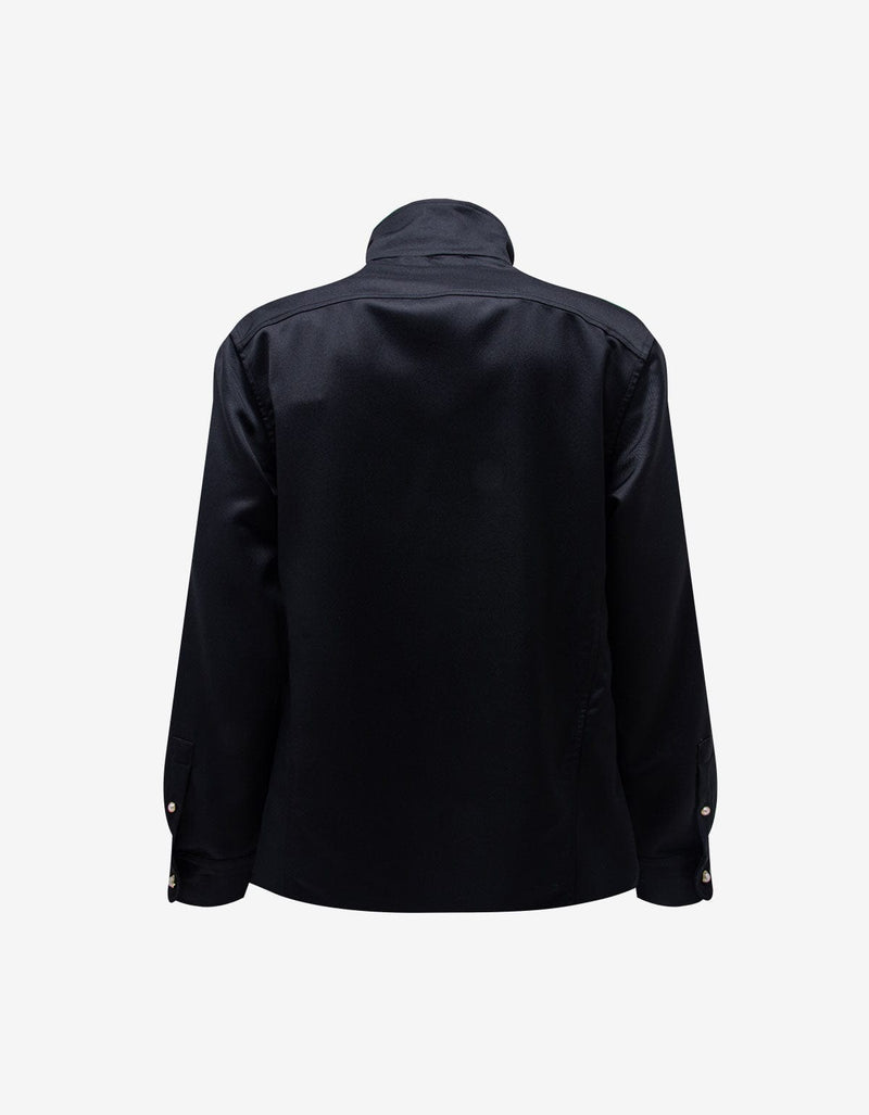 Casablanca Black Workwear Shacket M-AW25-SH-205-01