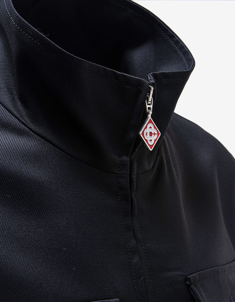 Casablanca Black Workwear Shacket M-AW25-SH-205-01