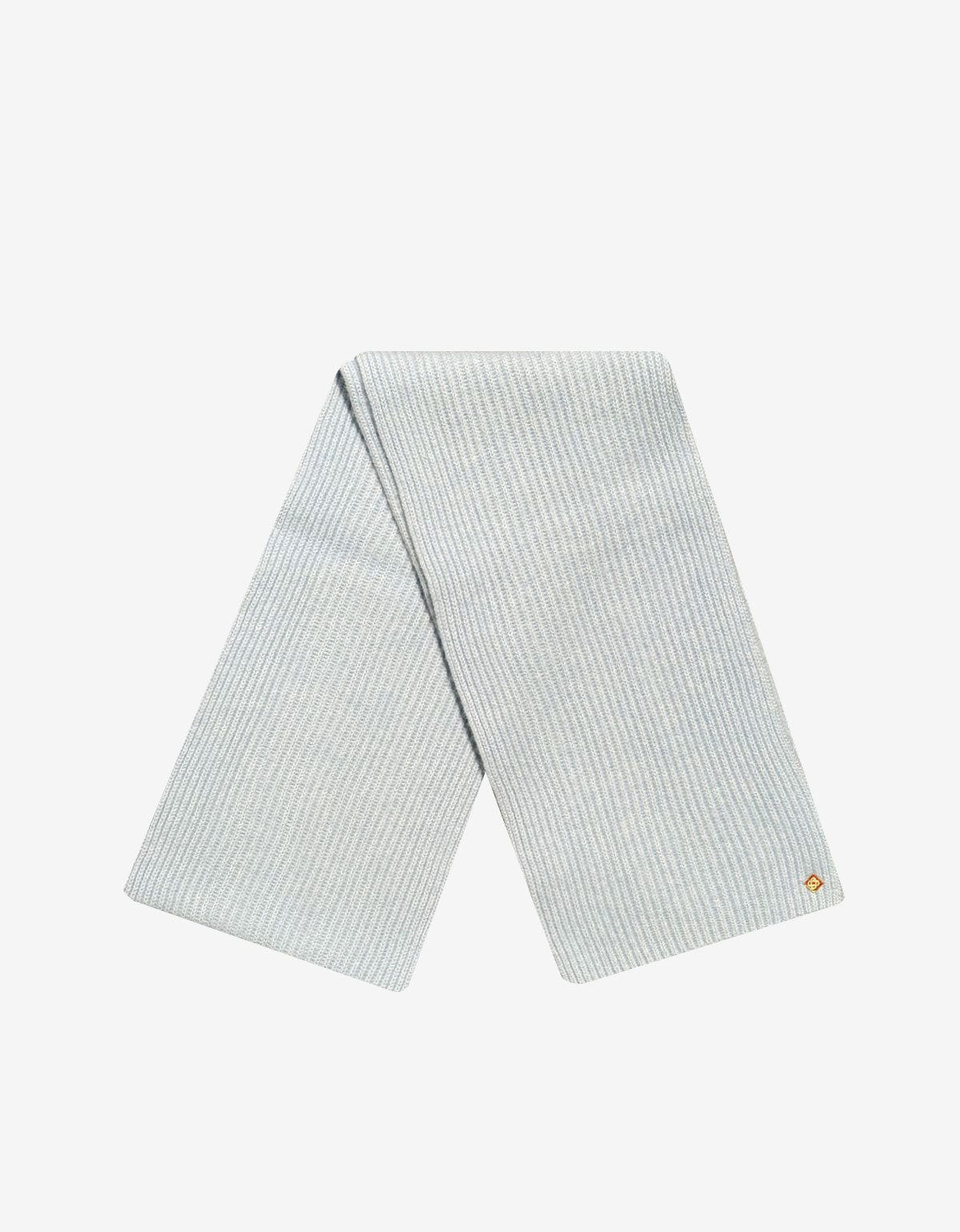 Casablanca Blue Half Cardigan Wool Scarf A-AW25-ACC-270-02-EX-SKI
