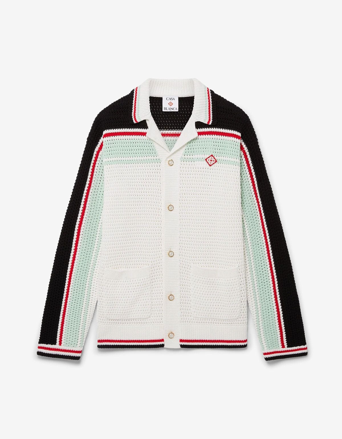 Casablanca Multicolour Cotton Tennis Crochet Shacket – Zoo