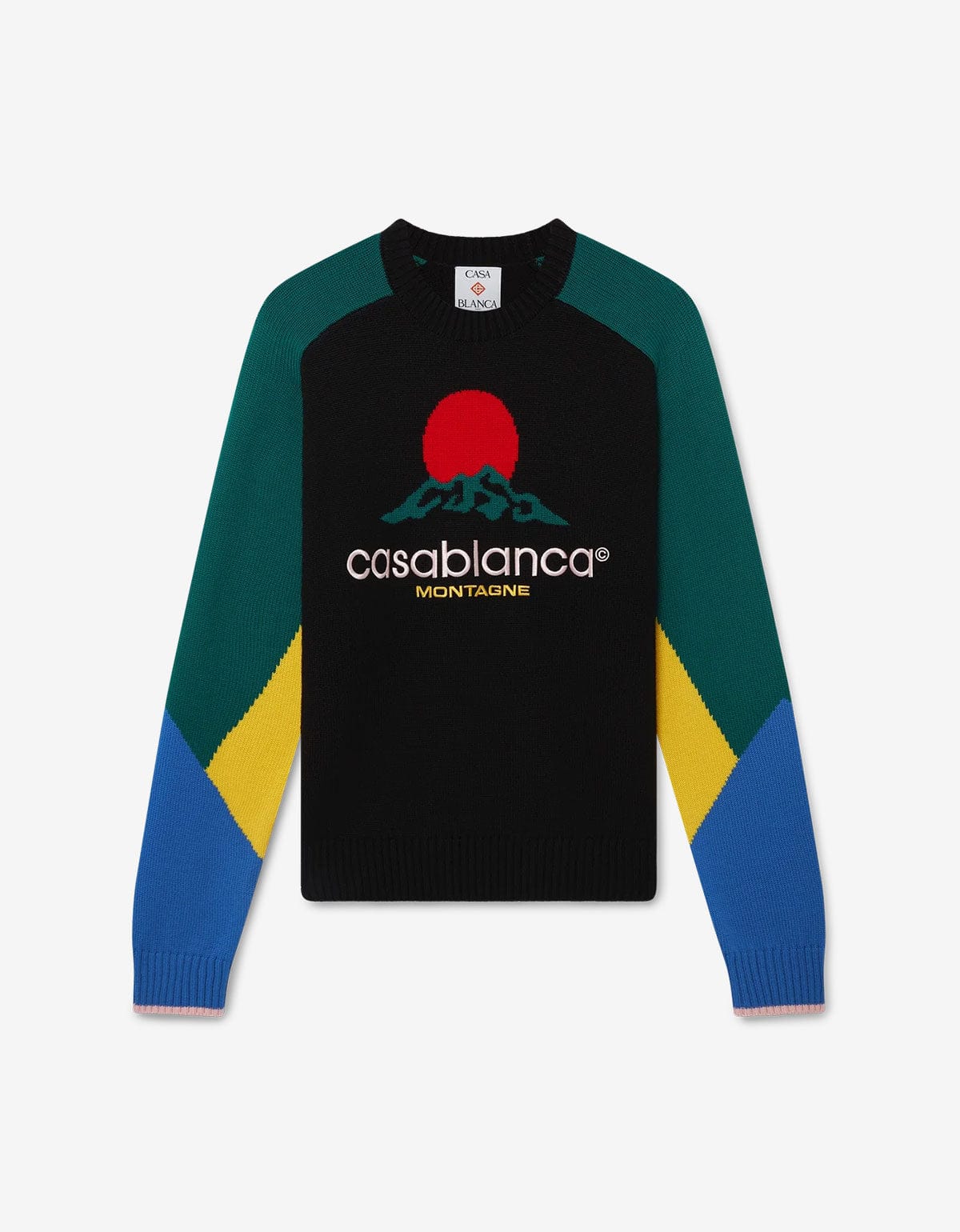 Casablanca Multicolour Merino Montagne Jumper – mens designer