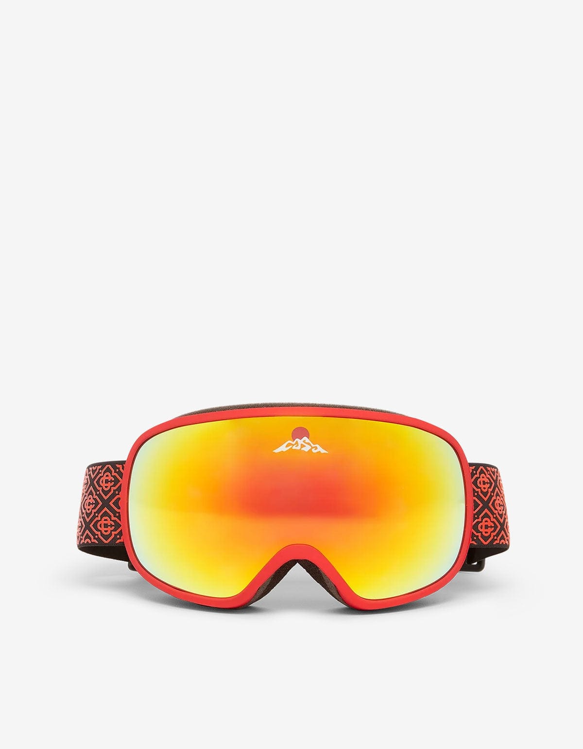 Casablanca Red & Orange Ski Goggles A-AW25-EW-085-01-EX-SKI