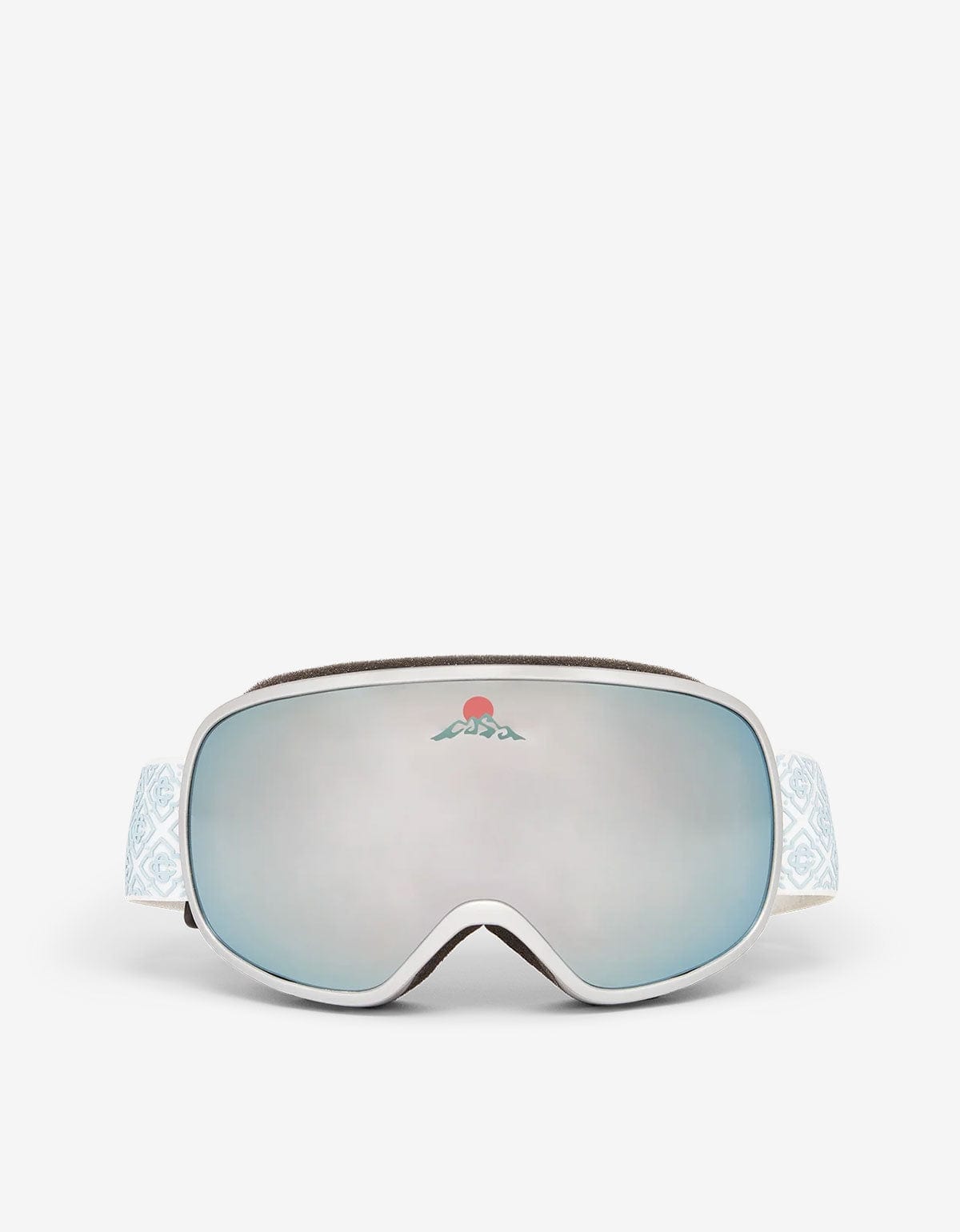 Casablanca Silver & White Ski Goggles A-AW25-EW-085-02-EX-SKI 