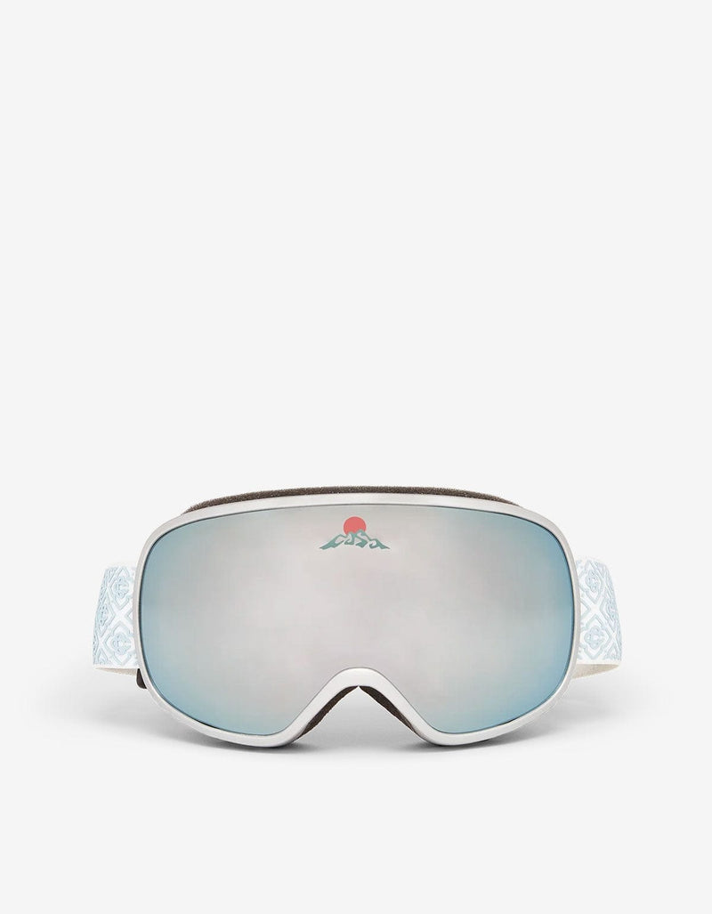 Casablanca Silver & White Ski Goggles A-AW25-EW-085-02-EX-SKI 