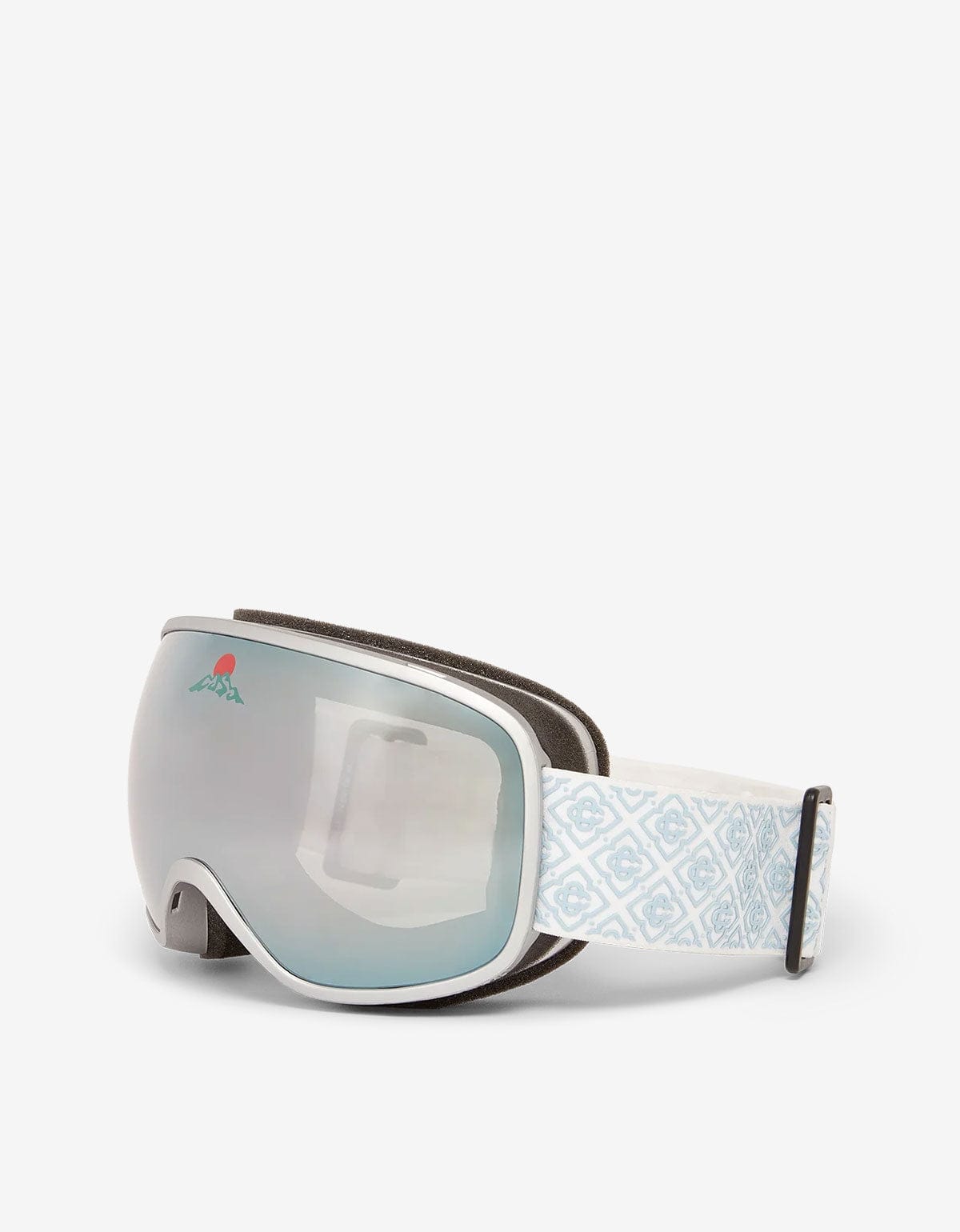 Casablanca Silver & White Ski Goggles A-AW25-EW-085-02-EX-SKI 