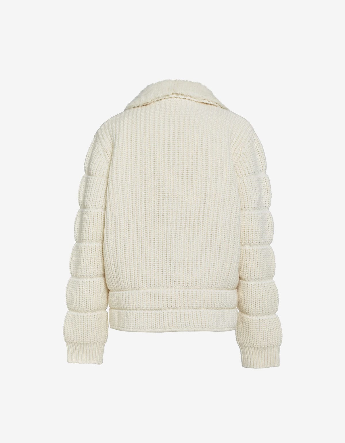 Casablanca White Knitted Jacket M-AW25-KW-1048-01-EX-SKI