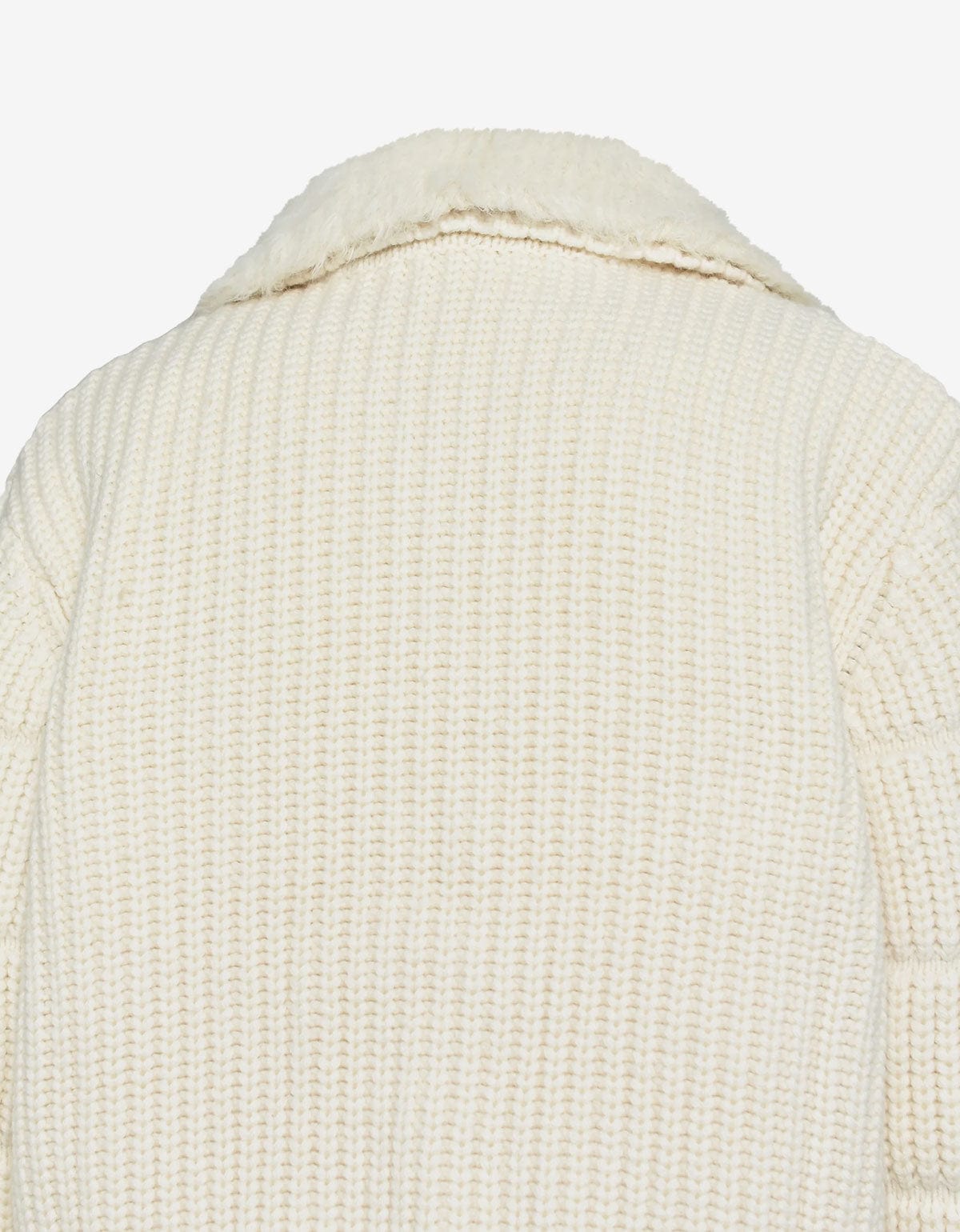 Casablanca White Knitted Jacket M-AW25-KW-1048-01-EX-SKI