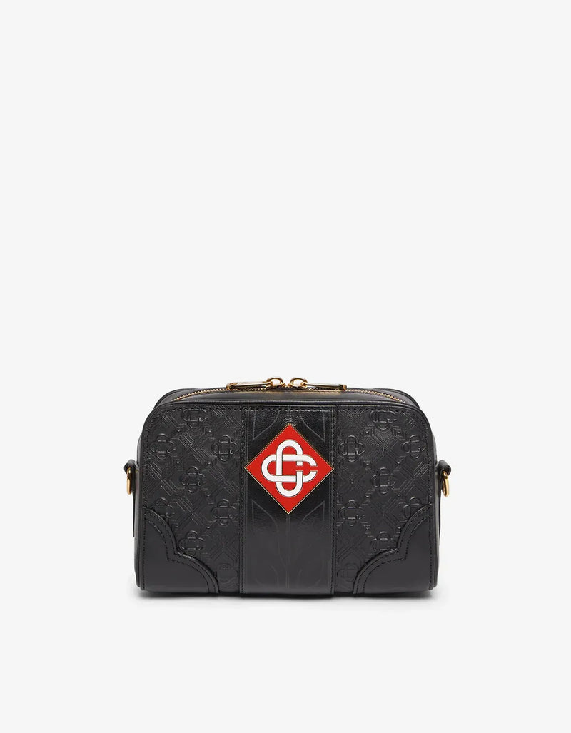 Casablanca Black Monogram Crossbody Bag A-SS26-BAG-002-02
