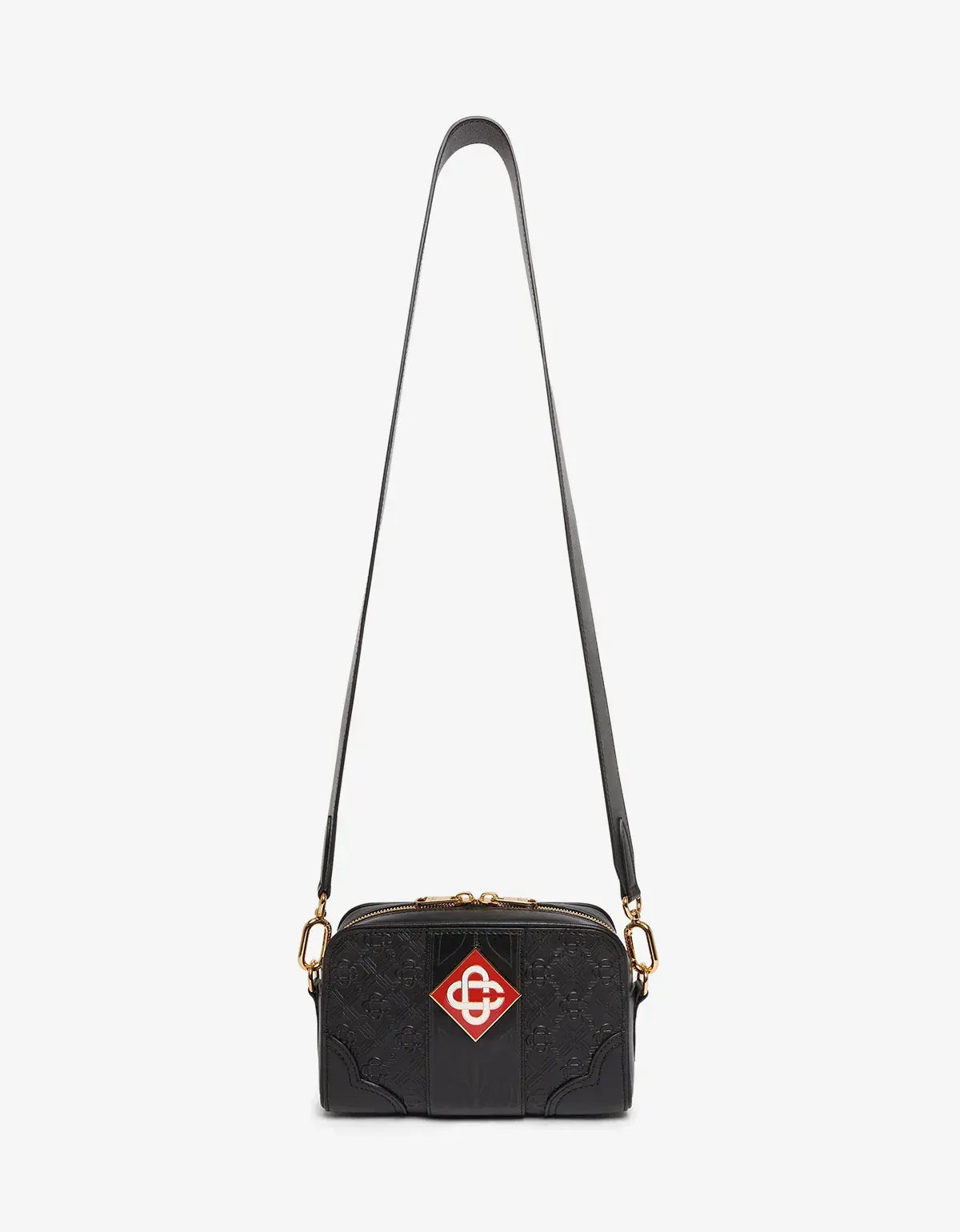 Casablanca Black Monogram Crossbody Bag A-SS26-BAG-002-02