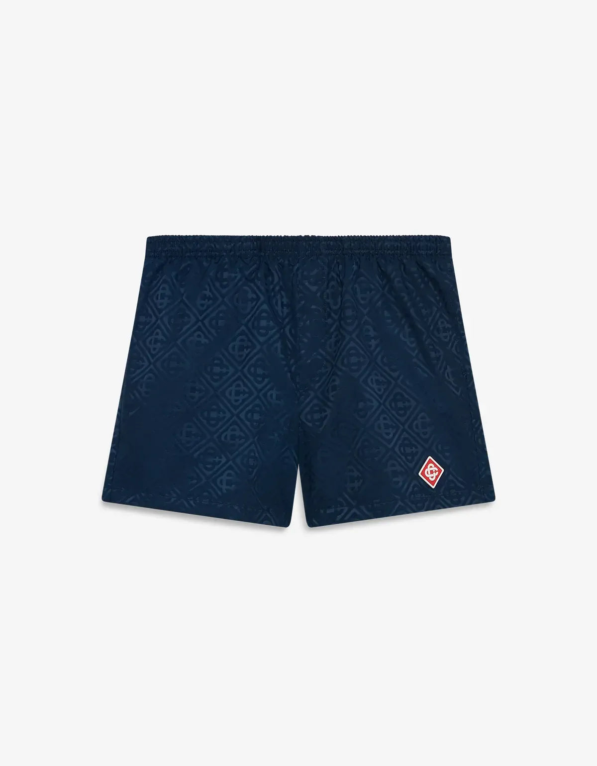 Casablanca Blue Monogram Jacquard Swim Shorts M-SS26-TR-224-01