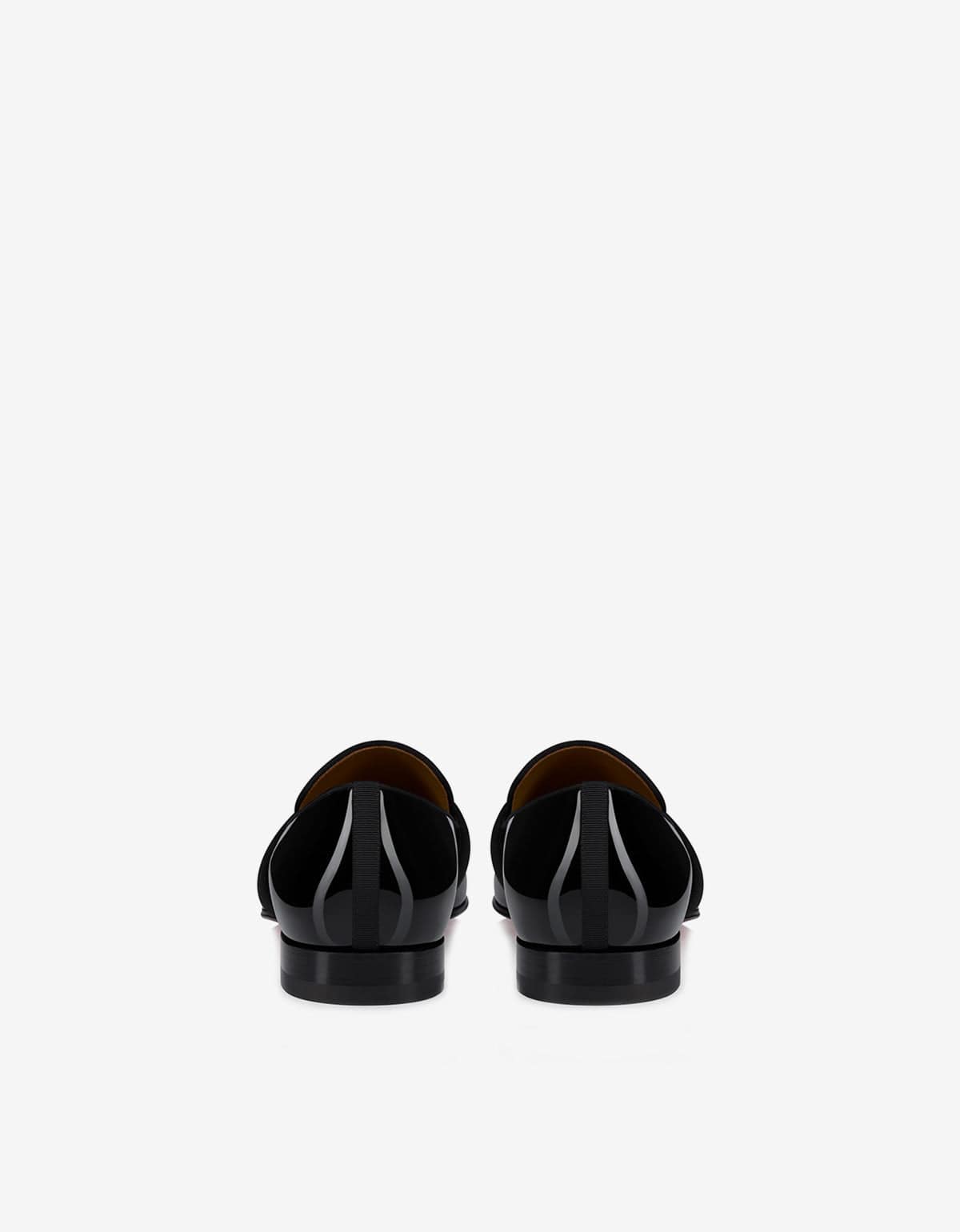 Christian Louboutin Dandydeco Black Patent Loafers – mens designer