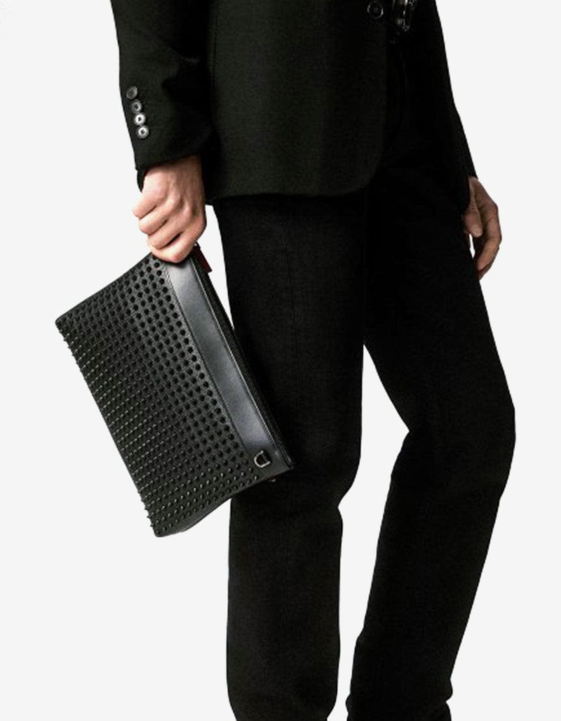 Christian Louboutin Funky Black Pouch Bag 3255191 BK01