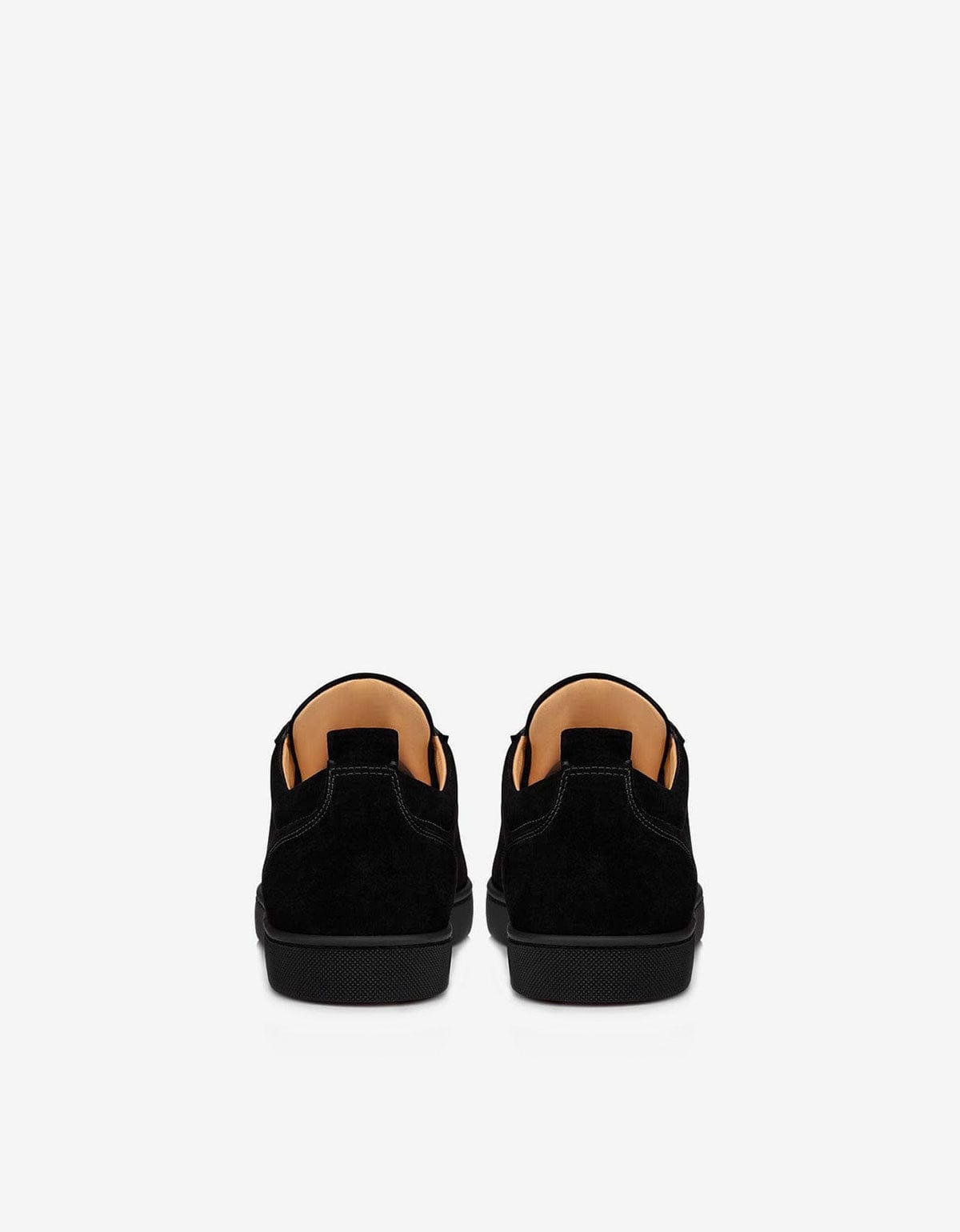 Christian Louboutin Louis Junior Black Suede Trainers 3240421 B074 