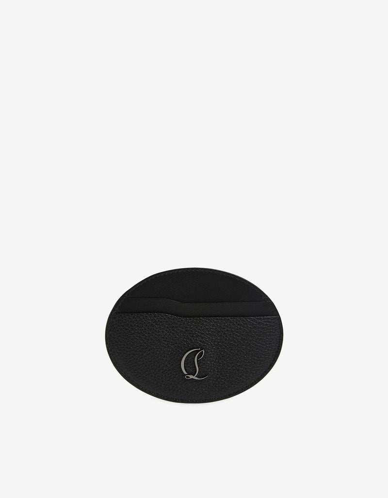 Christian Louboutin Mooncrest Galet Black Card Holder 3255171 BK01