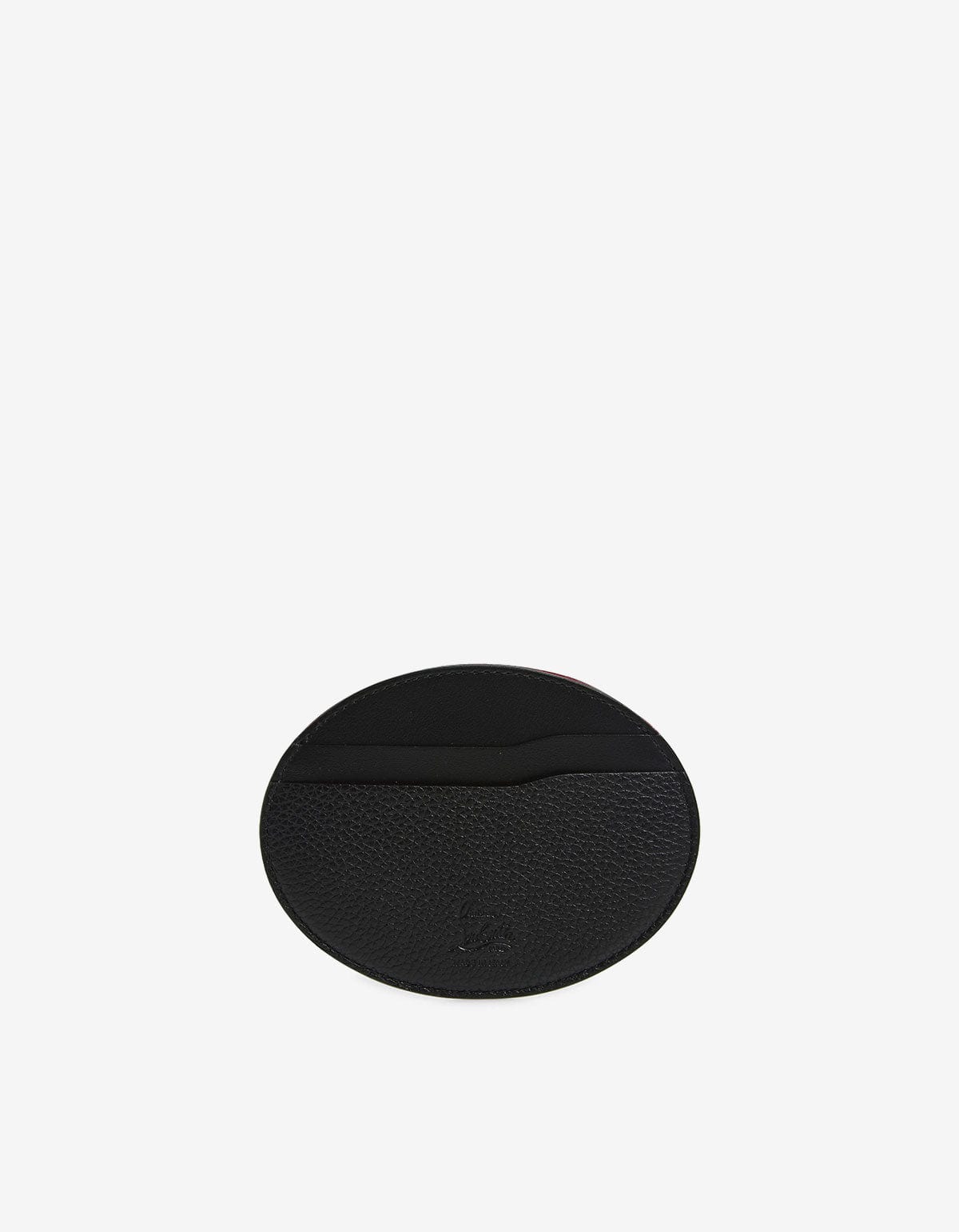 Christian Louboutin Mooncrest Galet Black Card Holder 3255171 BK01