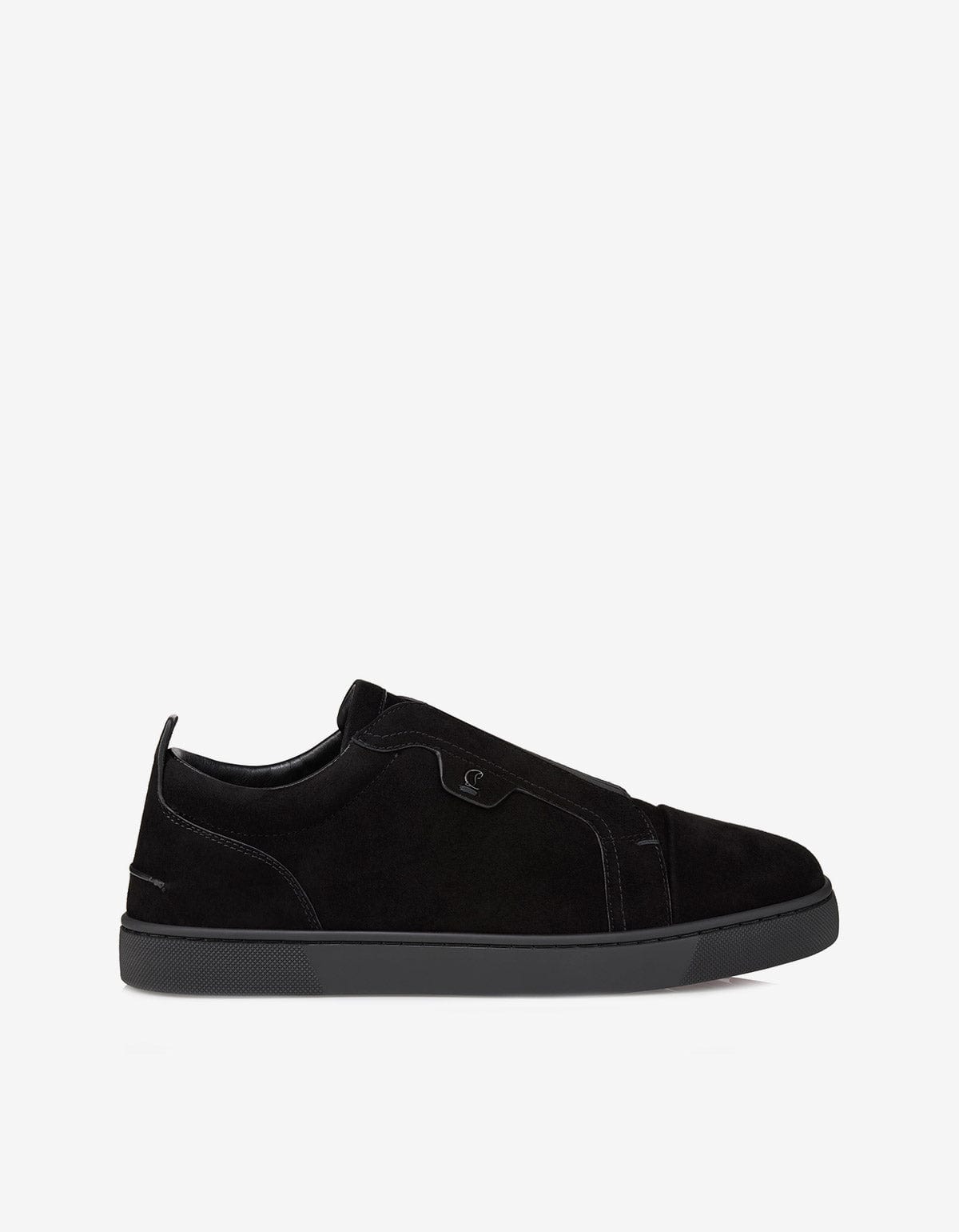 Christian Louboutin St Louis Black Suede Trainers 3250667 BK01